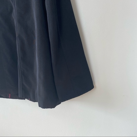 Jones New York Black Jacket with Snaps and Large Sweater Collar - Picture 11 of 13